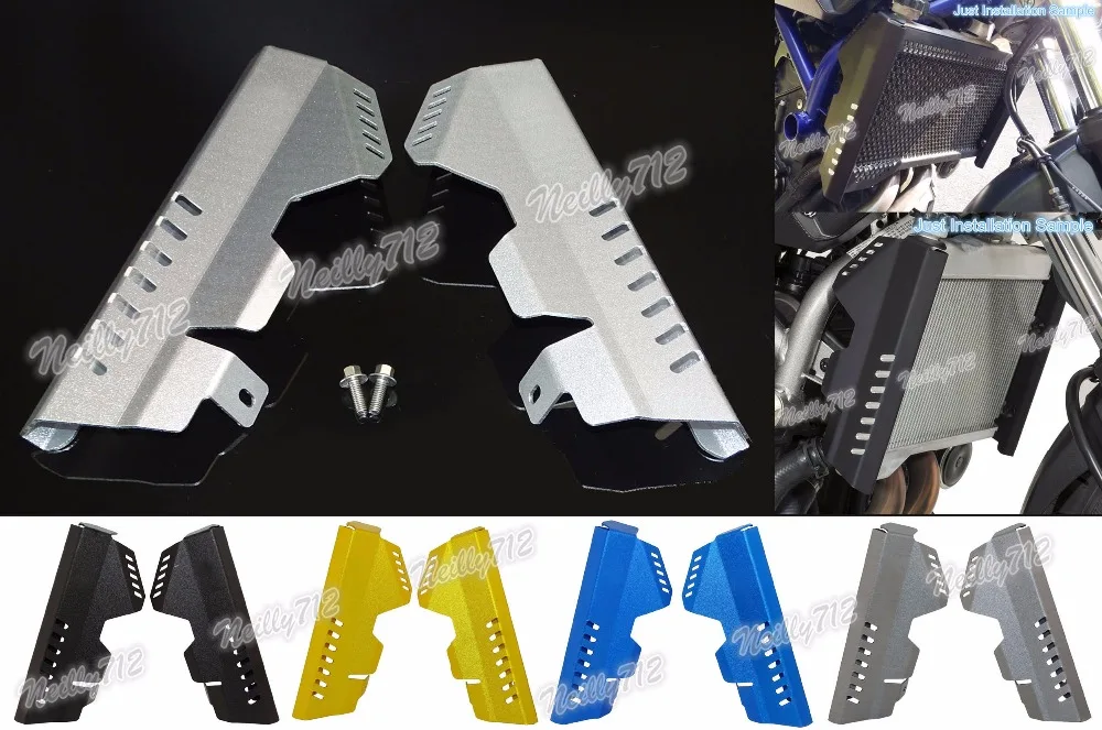 Motorcycle 2mm Thick Radiator Side Guard Cover Protector For YAMAHA MT 07 FZ 07 MT07 FZ07