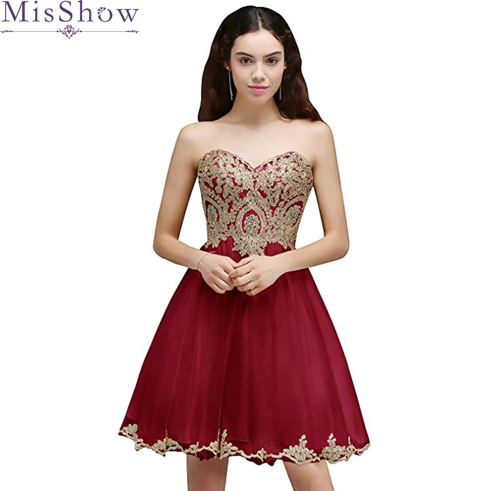 Женское коктейльное платье courte chic 2019 Тюлевое сексуальное без бретелек до