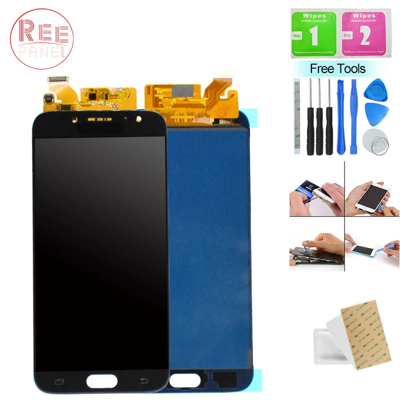 

For Samsung Galaxy J7 Pro 2017 J730 SM-J730F J730FM/DS J730F/DS J730GM/DS LCD Display+Touch Screen Digitizer Assembly TFT Screen