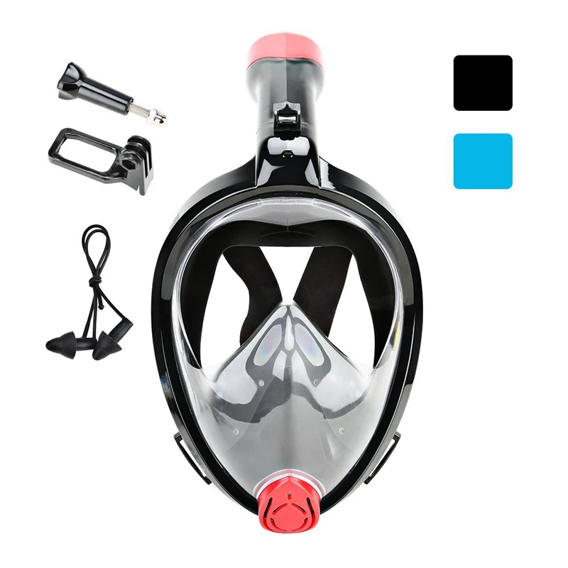 

Diving Mask Full Face Anti-fog Snorkeling Underwater Scuba Spearfishing Anti-leak Technology Tubeless Design