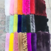  High Quality Classic Color Real Rex Rabbit Fur Pelt Real Genuine Rabbit Fur Diy Fluffy Leather Fur Wholesale Diy Home Decoration 