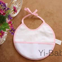 12 шт./компл. YB0011pink водонепроницаемый Нагрудник слюнявчик для младенца полотенца борфа тряпки крест стеганый слюнявчик детский нагрудник