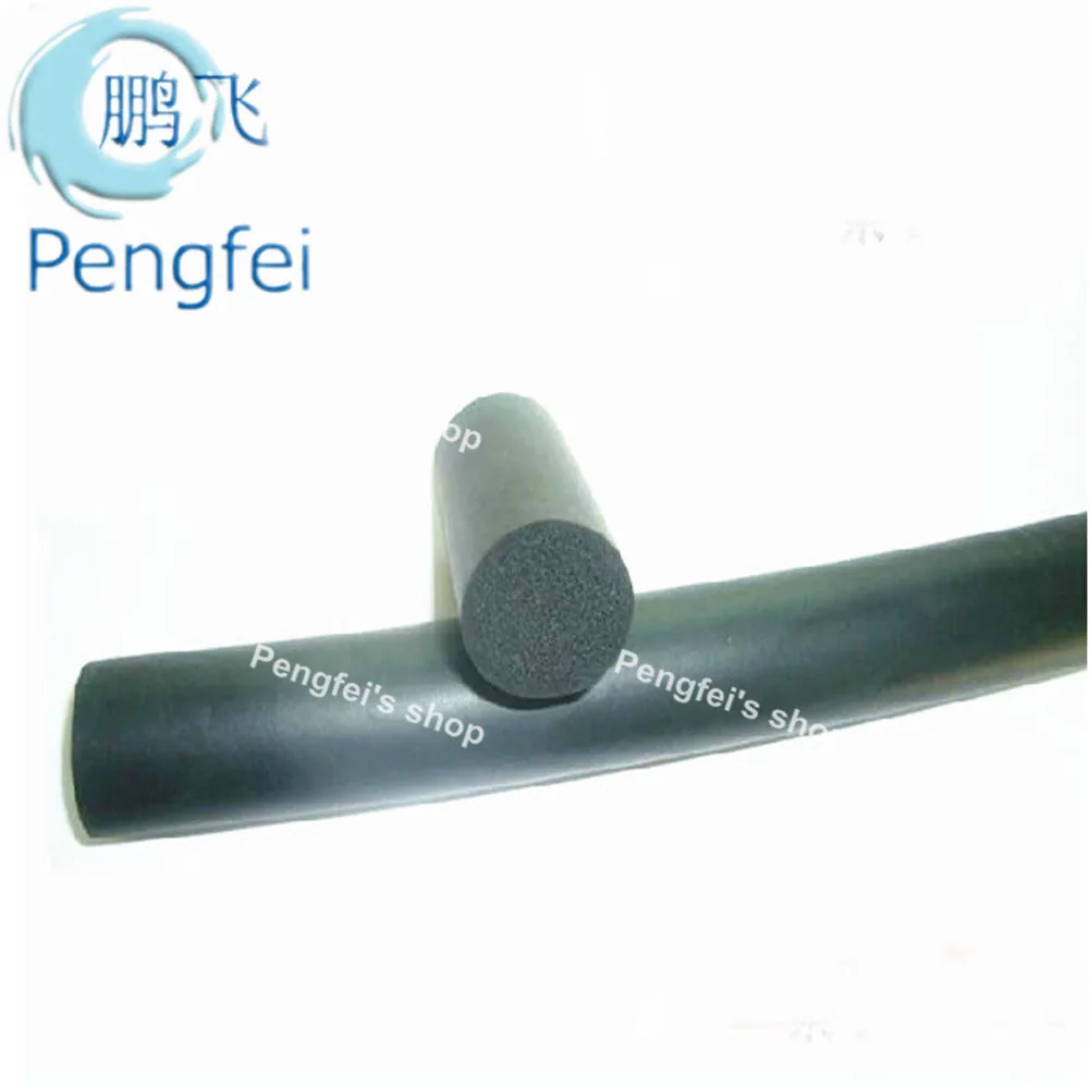 5 м 12 мм Диаметр Круглый сопротивление маслу износостойкость EPDM Резиновая пенистая уплотнительная полоска