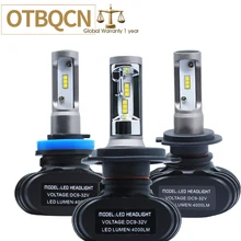 Farol do carro LEVOU H4 LED H7 H11 H8 H1 H3 HB3 Car Light LED Light Bulb H9 H13 9005 HB3 9006 HB4 Auto Farol CONDUZIU a Lâmpada do Bulbo 12 v