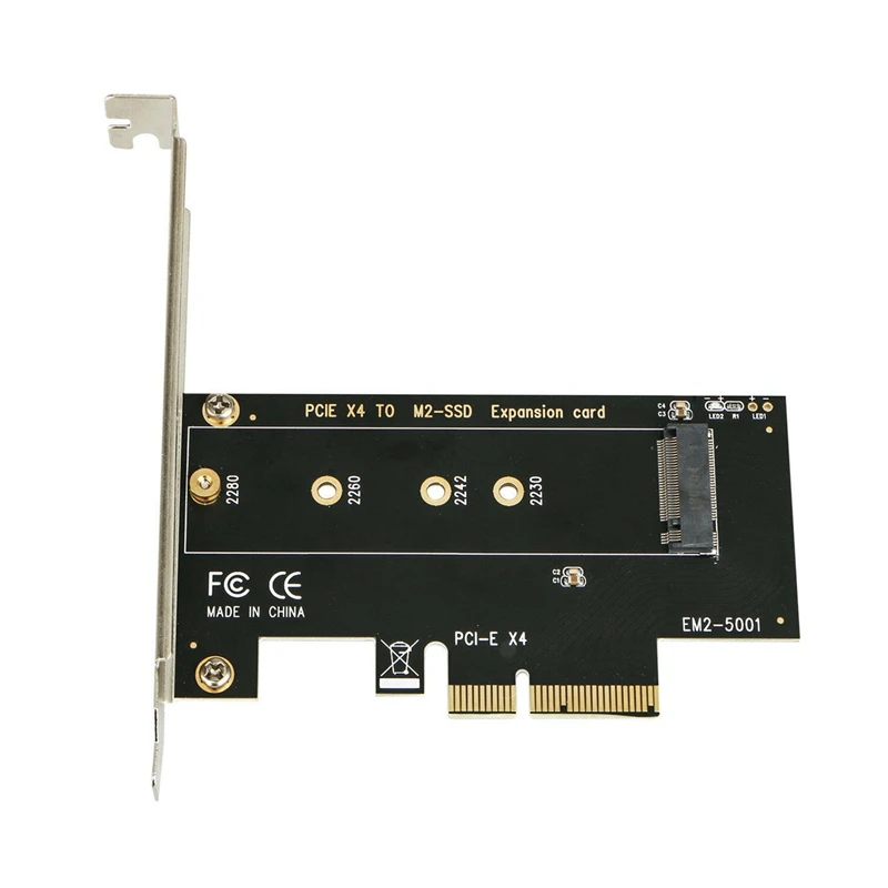 M.2 Накопитель SSD с протоколом NVME Ngff к PCI Express 3,0X4/X8/X16 адаптер Pcie к M2 карта расширения M карта интерфейса ключа полная скорость - Цвет: Черный