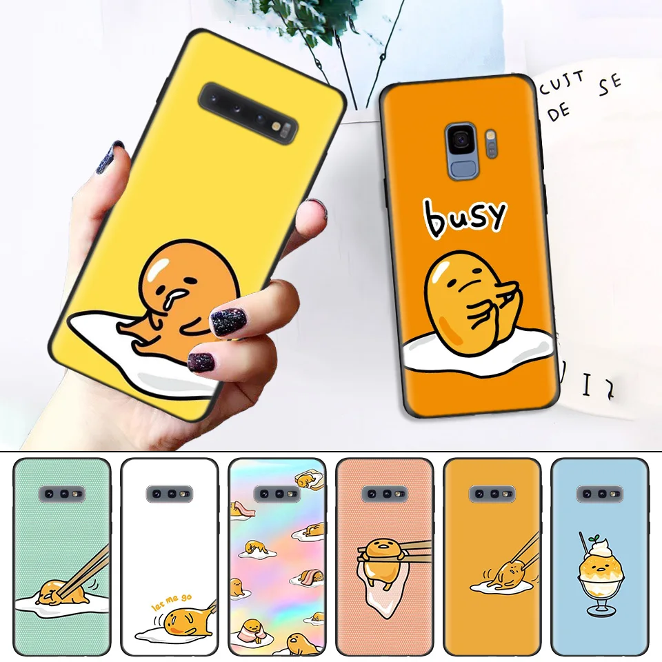

Phone for Samsung Galaxy S8 S9 S10 S10e S10 Plus M20 M30 M40 S6 S6edge S7 S7edge S8+S9+ S10+ Silicone Case Cute Lovely Gudetama