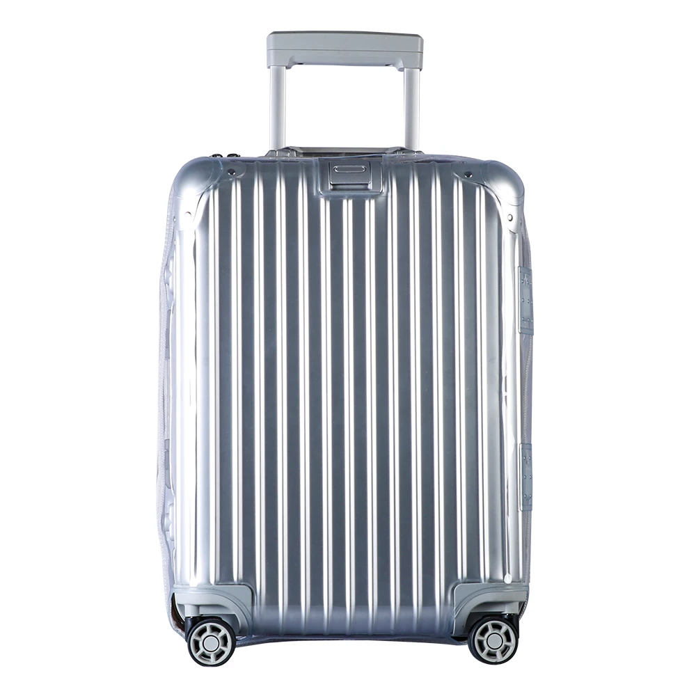 

RainVillage luggage covers Suitcase Cover Clear PVC Luggage Protector with Zipper Closure Holder for Rimowa Topas