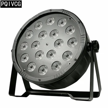

RGBW 4in1 led par lights dmx512 18 led flat par led dj lights equipment disco lights