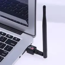 600 Мбит/с USB 2,0 Wifi адаптер маршрутизатора беспроводная сетевая карта 802,11 b/g/n LAN Карта с 5dBI антенной для ноутбука компьютера мягкий AP