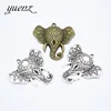 YuenZ 6pcs Metal elephant head charm fit necklace Pendants Making DIY 33*34mm D9237 ► Photo 1/3