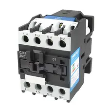 220 В катушечный двигатель контроллер переменного тока контактор 3 полюса 3 P NC 660 В 11 кВт CJX2-2501