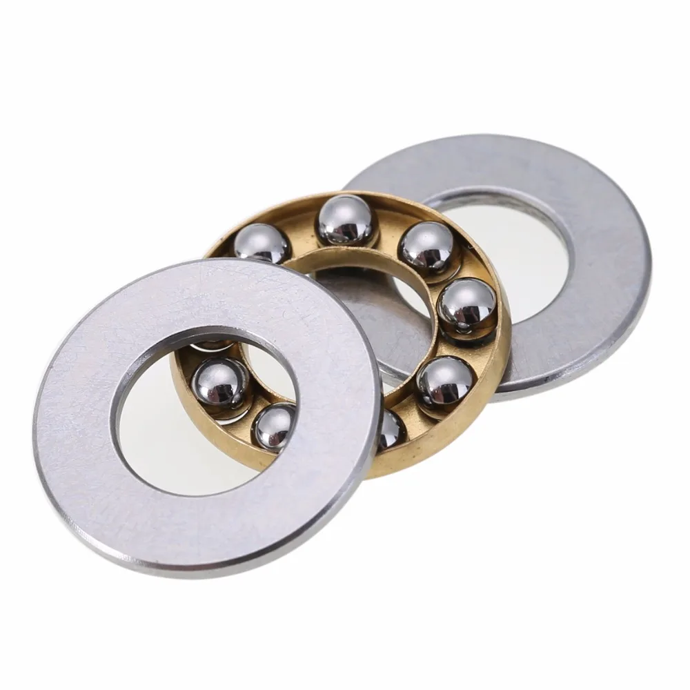 10pcs/set Miniature Thrust Bearings High Precision Metal F8 16M Axial Ball Bearing Set 8x16x5mm