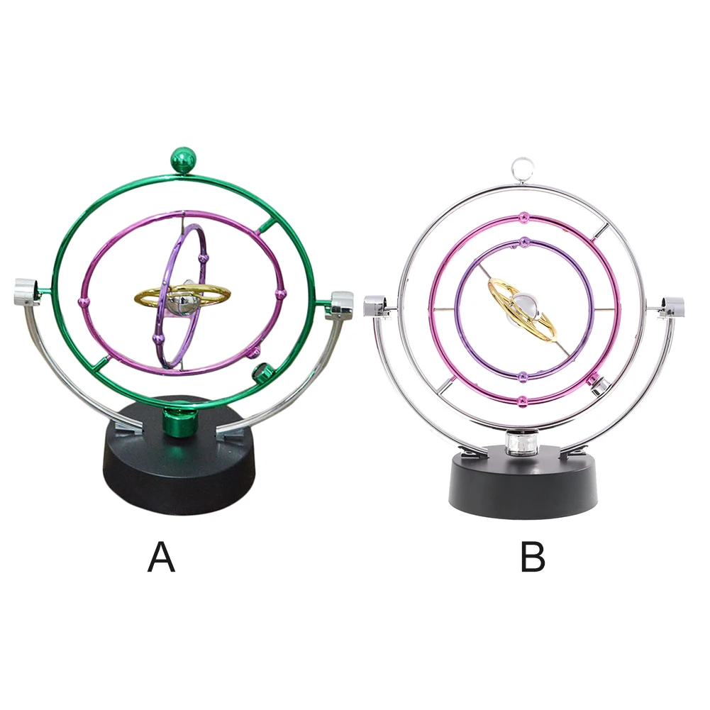 

Colorful Globe Model Rotation Perpetual Motion Instrument Magnetic Orbit Ornament Home Decoration