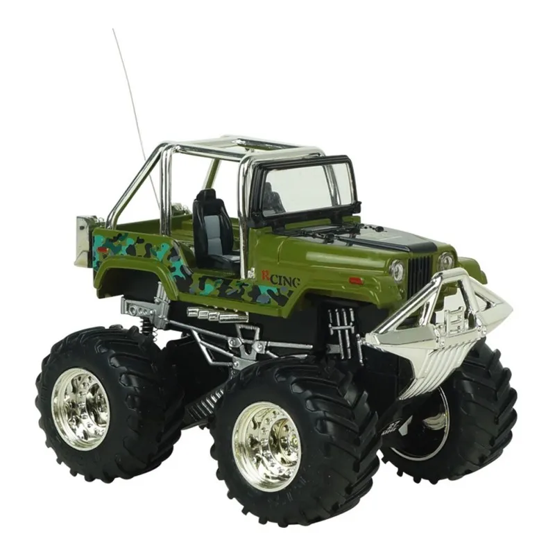 

New Big Wheel RC Car 2.4G 4CH 4WD Rock Crawlers Driving Car Double Motors Drive Bigfoot Toys For kids Boy