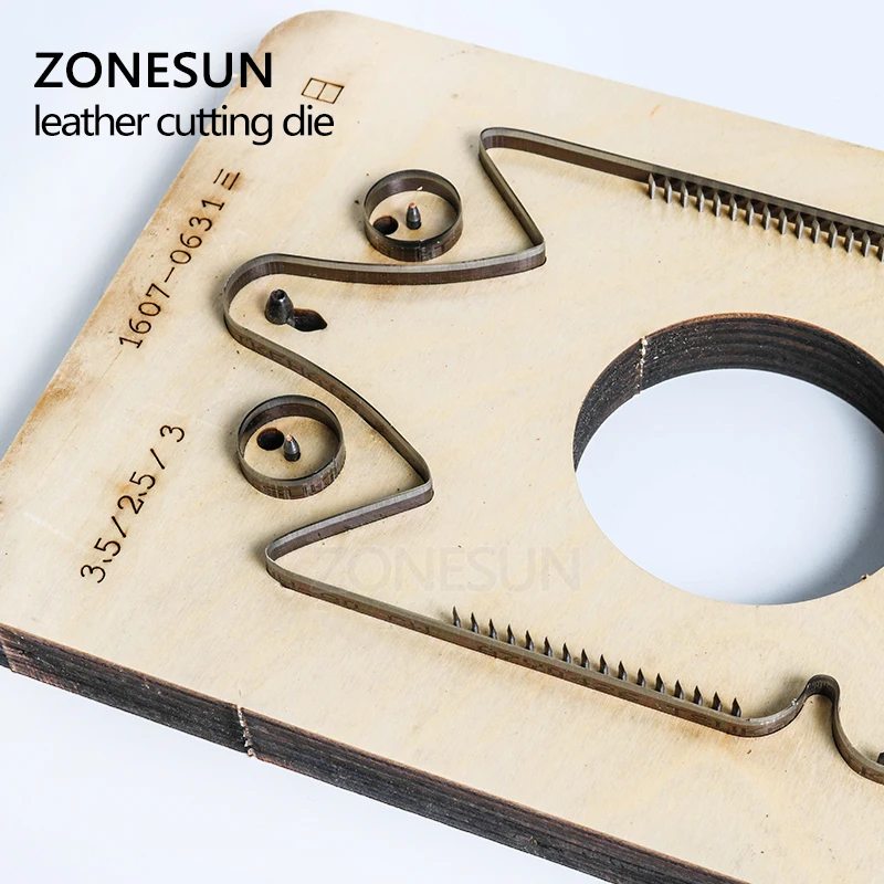 ZONESUN индивидуальные Сова Форма кожа ручной работы деревянный шаблонный нож инструмент для пробивки лазерной резки формы животного японской стали