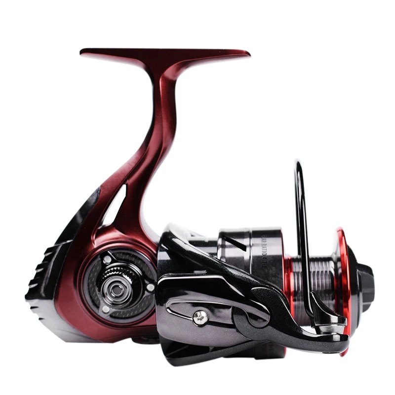 Mavllos 14BB Большая мощность Рыболовная катушка 2000-6000 Серия Carp Spinning Reel Ratio 5: 5: 1 Соляные морские рыболовные катушки Металлическая ручка