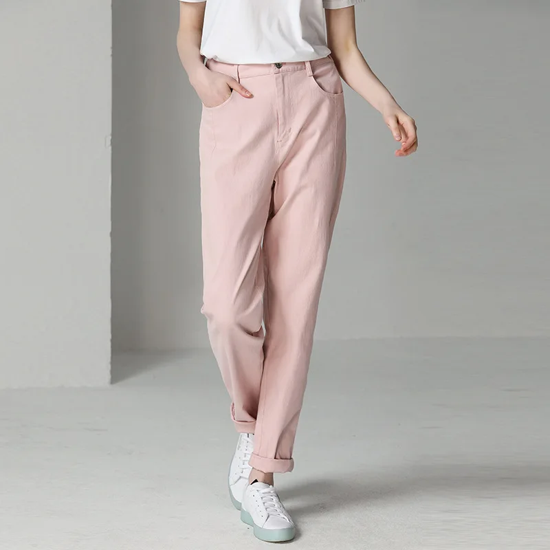

2019 Women's Summer New Trousers Loose Large Size Wild Harem Pants Women's Casual Commuter Trousers Streetwear 0902