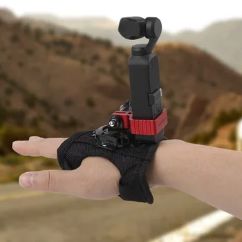 

Aluminum Extension Fixed Connection Adapter 1/4 Screw With Wrist Band Clip Clamp Accessory Handheld Gimbal For DJI OSMO POCKET