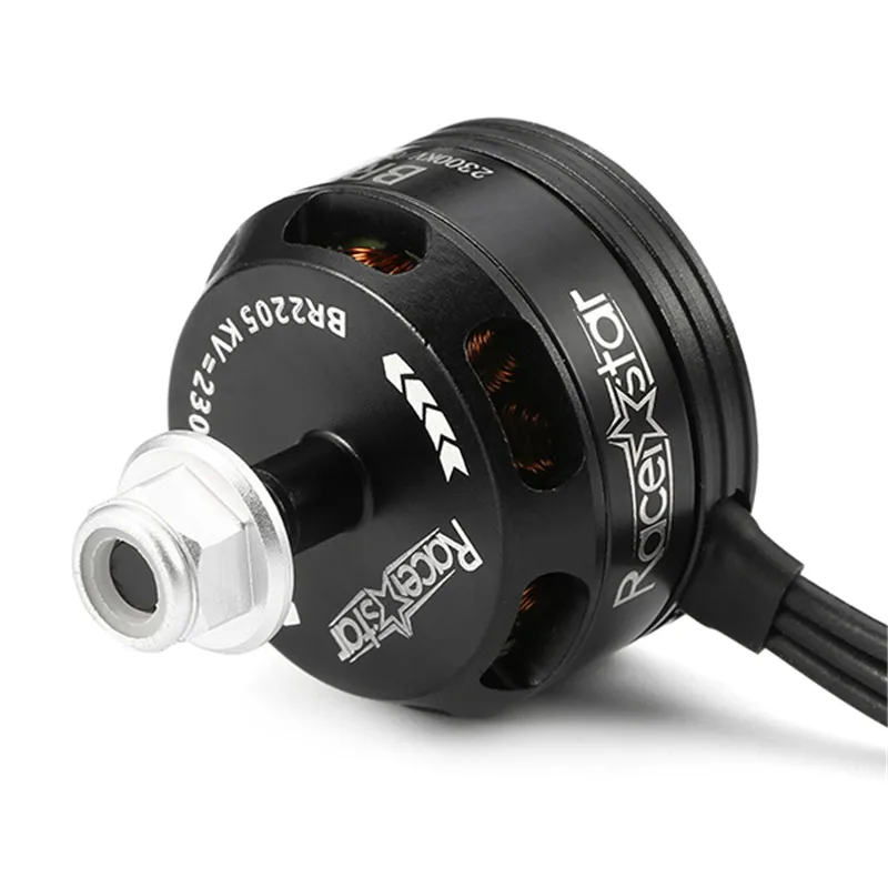 4 шт. 4x Racerstar гоночный Edition 2205 BR2205 2300KV 2-4S бесщеточный мотор черный с сенсорным экраном для 210X220 250 280 беспилотный гоночный Квадрокоптер на дистанционном управлении