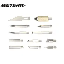 28 шт./компл., набор наконечников для пайки дерева, сменные инструменты для резьбы по дереву, набор аксессуаров с горячим лезвием для ножей, трафареты