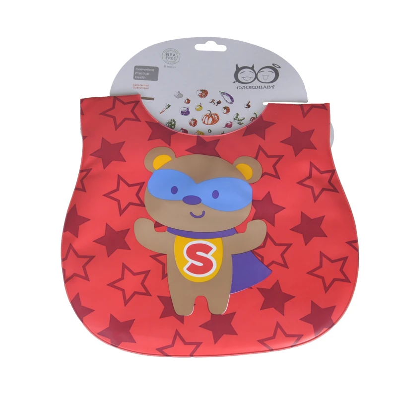 Mother Nest 2 Pcslot Baby Bibs New Designed Waterproof Baby Bibs Newborn Cartoon Waterproof Aprons Baby Bibs Feeding Product (1)