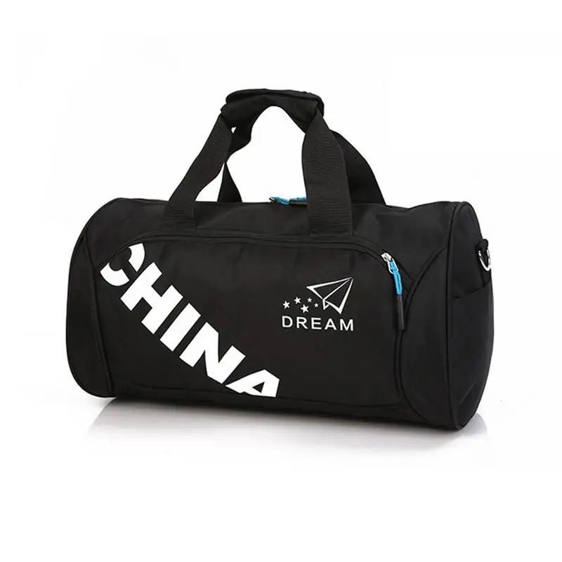 Продукт Nylong женский Yoga Pack спортивная сумка мужская обувь, непромокаемая сумка на одно плечо для тренировок посылка большой емкости магазин - Цвет: Черный