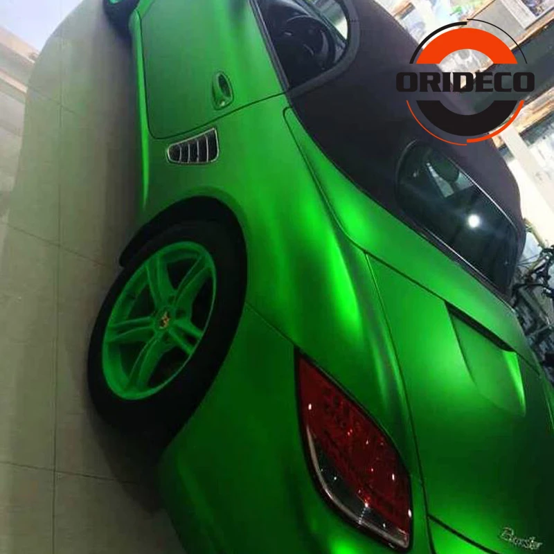 Виниловая пленка Apple Green Матовый Металлик без пузырьков матовая для