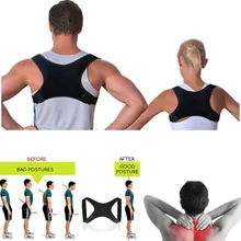 Коррекция осанки на спине, плечо, регулируемый спортивный безопасный корсет для спины, поддержка позвоночника, Корректор осанки