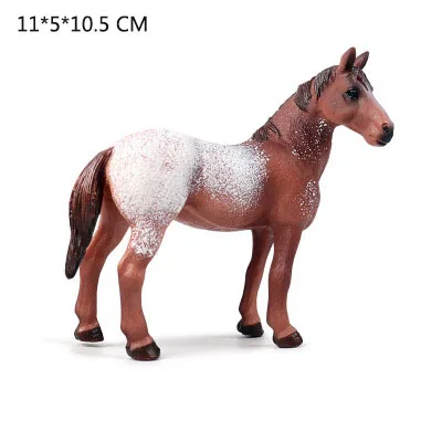 23 Type Optional Horse Model Hand Painted Action Figures Wild Steed Figurines PVC High Quality Educational Toys for Kids Gift - Цвет: M096