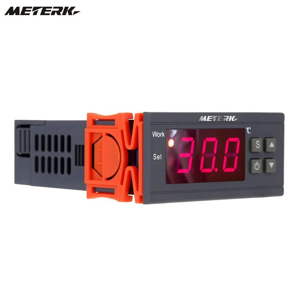 Терморегулятор Meterk 90 ~ 250V 10A цифровой регулятор температуры термопара 50 110