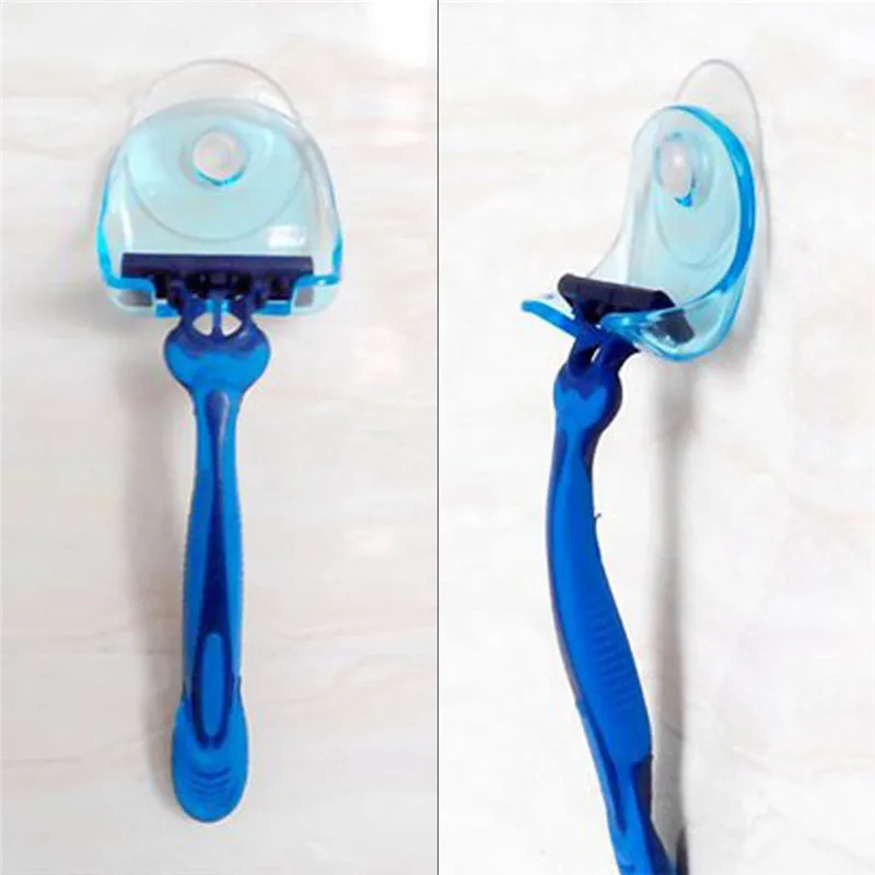 

3PCS/Set Suction Cup Shaver Storage Rack Super Suction Cup Razor Rack Razor Holder Wall Hook Hangers Towel Sucker bathroom Tool