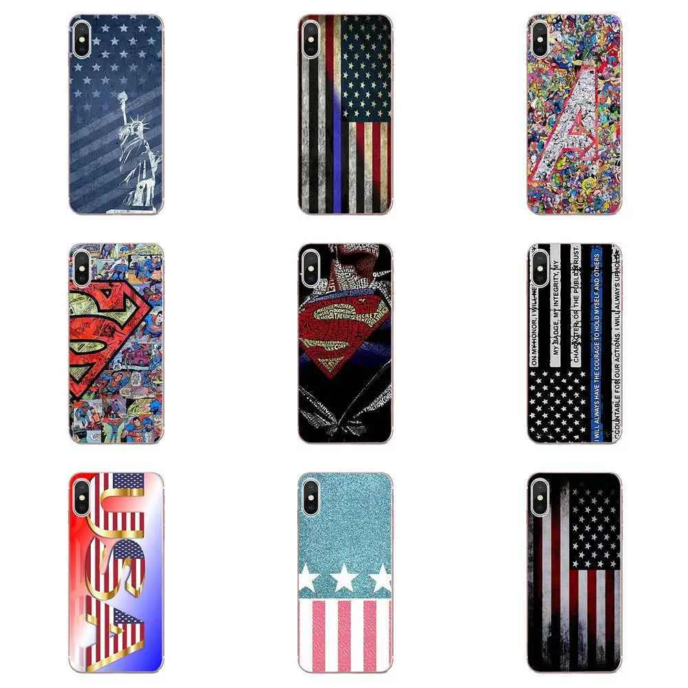 Силиконовый чехол для Apple iPhone X XS Max XR 4 4S 5 5C 5S SE 6 6S 7 8 Plus тонкая синяя линия