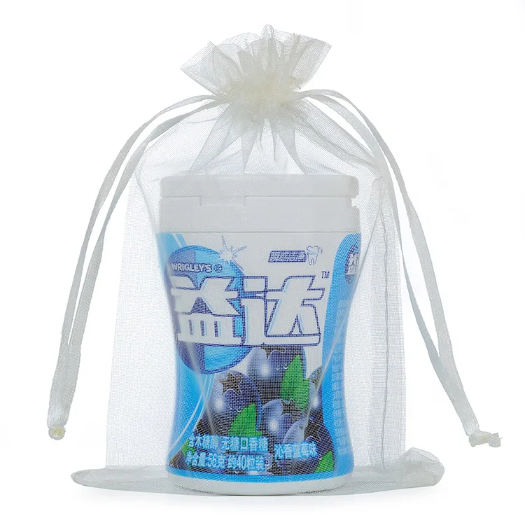 

500 x (11x16cm) Assorted Color Organza Pearl Drawstring Pouch Snowy Yarn Gift Favor Bags Wholesale