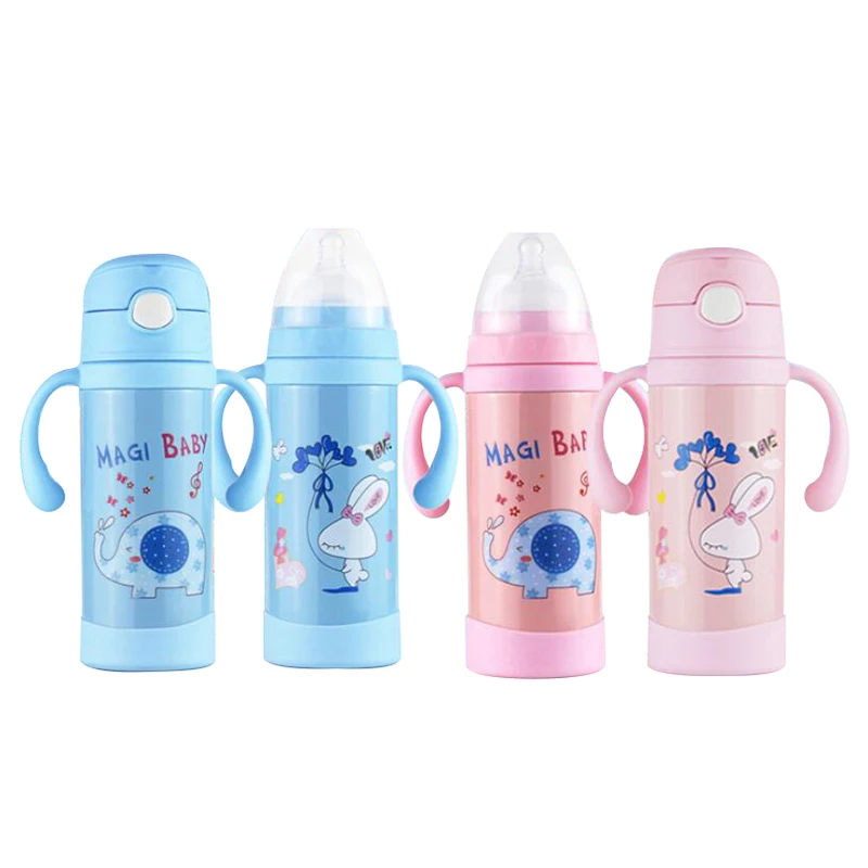 Изоляционная детская бутылка из нержавеющей стали бутылочки для кормления