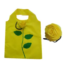 Новая сумка для покупок с персонажем из мультфильма Дамская Складная полиэфирная многоразовая розовая продуктовая сумка переработанная косметичка настраиваемые, с логотипом