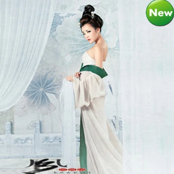 

Luxury Women's Sexy Cosplay dance clothes fairy princess tang suit hanfu queen Chinese ancient clothing le chinois ancien