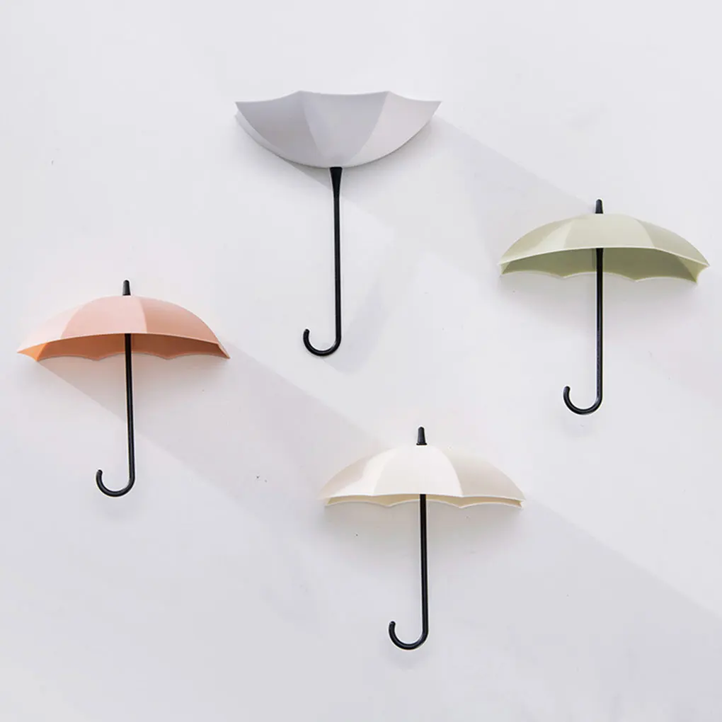 3Pcs Mini Lovely Umbrella Shape Strong Suction Hook Wall Mount Key Holder Unmarkable Adhesive Hanger huismerk kopen in de aanbieding 3Pcs Mini Lovely Umbrella Shape Strong Suction Hook Wall Mount Key Holder Unmarkable Adhesive Hanger huismerk kopen in de aanbieding