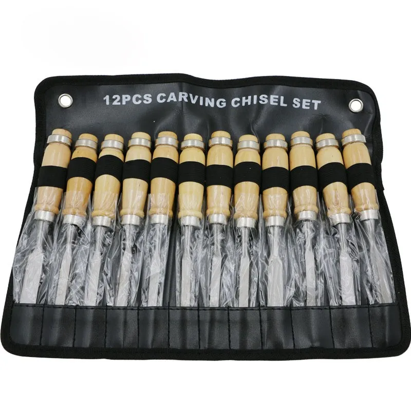 

12 pcs/set Carving knife wood carving chisel set hand carved chisel wood set