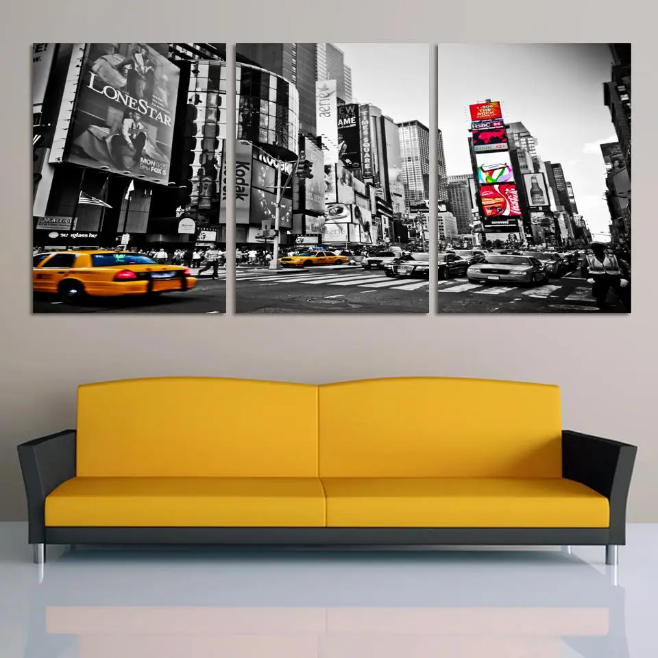 Us 17 55 Home Decor Canvas 3 Pieces Unframed Wall Art Picture City Night Print Painting Modern Decoration Pictures For Living Room In Home Decor Canvas 3 Pieces Unframed Wall Art Picture City Night Print Painting Modern Decoration Pictures For Living Room
