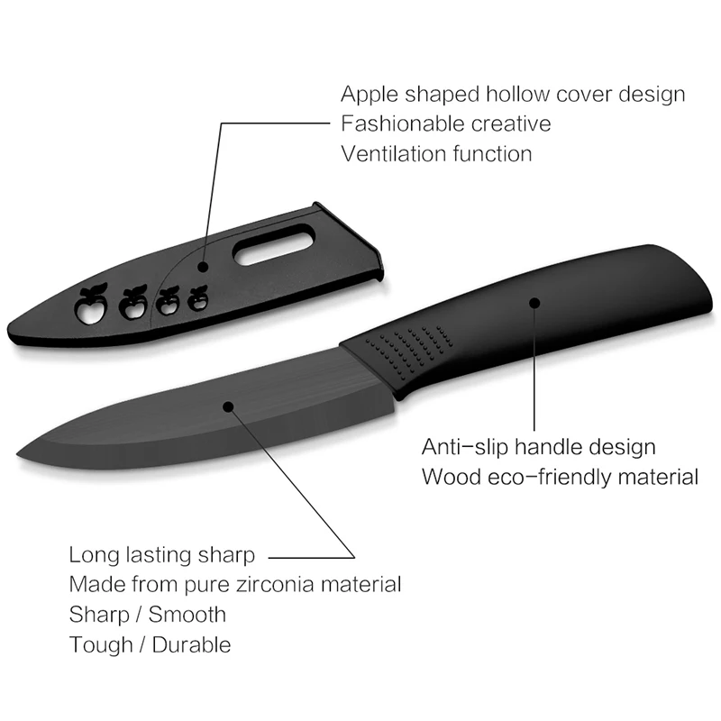 Ceny Nóż kuchenny ceramiczny noże kuchenne akcesoria zestaw 3 \