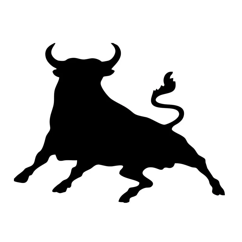 14*10 6 см испанская Bull модная крутая Виниловая наклейка для автомобиля Стайлинг