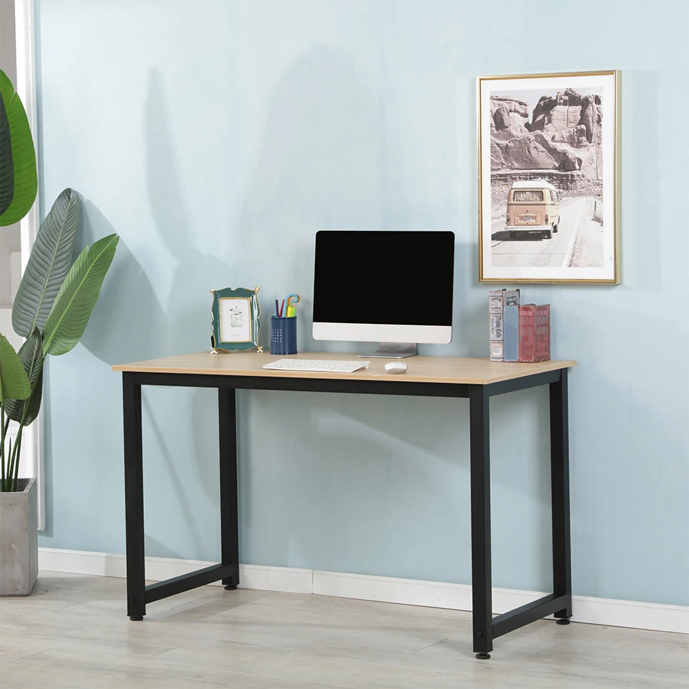 Simple Modern Computer Desk PC Laptop Office Desk Durable Study Writing Table Standing Desk For Home Office Simple Modern Computer Desk PC Laptop Office Desk Durable Study Writing Table Standing Desk For Home Office