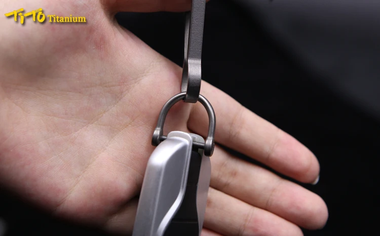 TiTo стиль мини простой титановый сплав брелок застежка зажимы брелок для ключей открытый инструмент