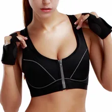 Women’s High Impact Front Zipper Sports Bra