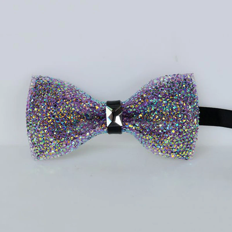2018 Новый высокое качество Звездное лук галстук Романтические свадебные жених бабочкой Алмазный Инкрустированный модные яркие Для мужчин