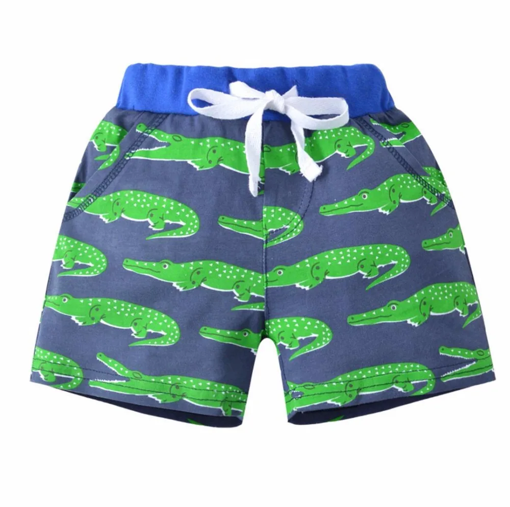 6pcs/lot Baby boys pants kids children clothing shorts crocodile boys pants 2 7T sylvia