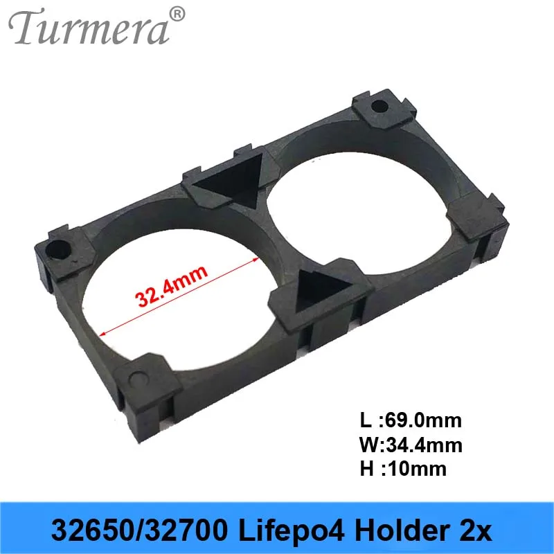Turmera 32650 32700 2x 3x Battery Holder Cell Safety Anti Vibration Plastic Brackets For 32650 32700 battery pack Turmera 32650 32700 2x 3x Battery Holder Cell Safety Anti Vibration Plastic Brackets For 32650 32700 battery pack