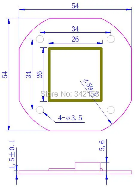 20 Вт 30 Вт 50 Вт F5454 Высокое напряжение AC100-260V 380-840NM полный спектр растений растут высокой мощности светодиодные чипы излучатель Ламповые светильники