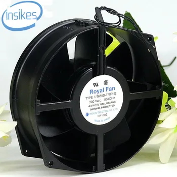 

UT655D-TP[F15] Full Metal High Temperature Cooling Fan AC 220V 43W/40W 3250RPM 17255 17cm 172*150*55mm 2 Wires
