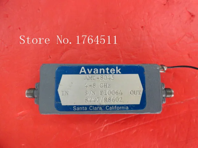 

[BELLA] AVANTEK AMT-8045 4-8GHz 12V SMA supply amplifier